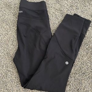 Lululemon 6 ribbed high rise 28”